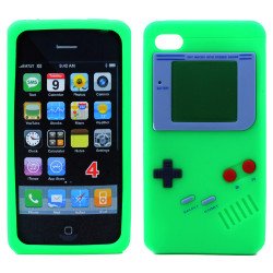 iPhone 4 4S 3D Gameboy Case (Green)